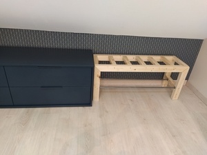 Meuble à chaussures avec récup de tasseau