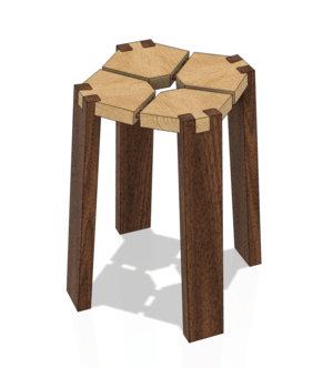 Tabouret Zeloko paramétrique