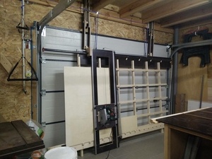 Une scie à panneaux escamotable...