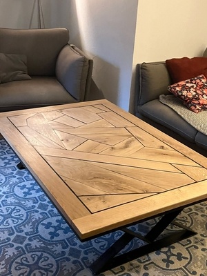 Table basse pont de bateau