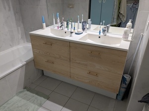 Façades de meuble de salle de bain