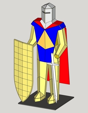 Chevalier en bois