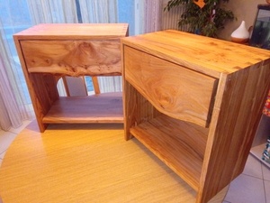 Table de chevet rustique