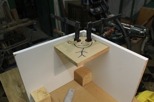 Assemblage de 2 planches perpendiculaires