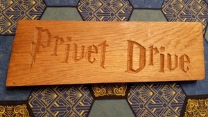 Ecriteau Privet Drive