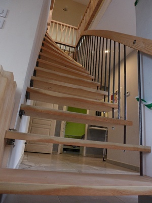 Un escalier balancé peu commun