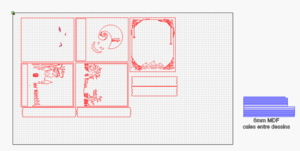 Shadow box Etrange Noël SVG