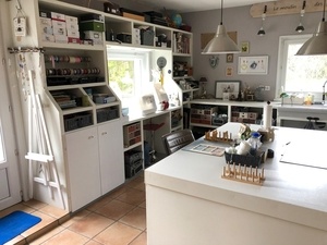 L'atelier de ma femme enfin terminé...