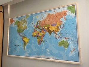 Grand tableau avec encadrement