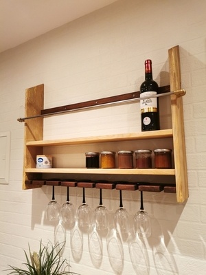 Étagère à bouteille/verre