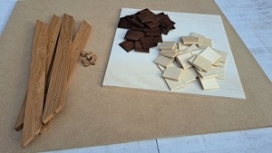 Plateau d'échecs grand format en kit (cadeau de fin d'année)