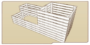 Plan du carré potager