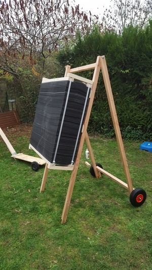 Chevalet de tir à l'arc mobile