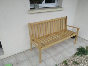 Banc en châtaigner