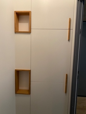 Placard encastré toilettes