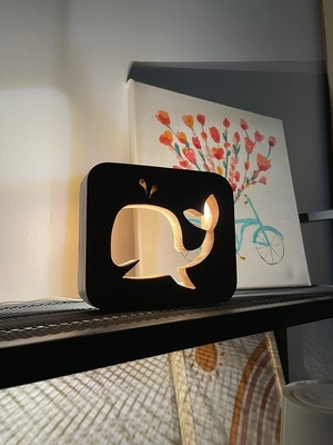 Lampe baleine