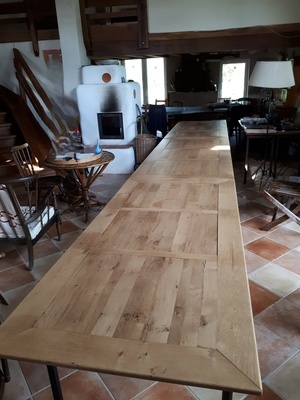 Table d'extérieur modulaire pour grande famille