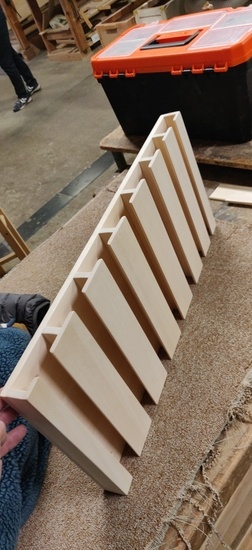 Rack pour verres à pieds