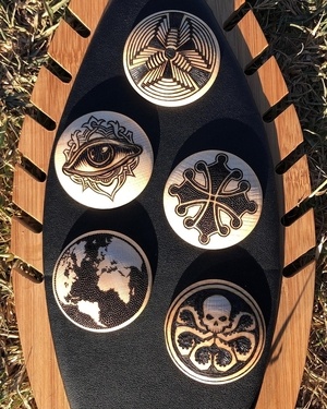 Cabochons pyrogravées, de nouvelles idées ?