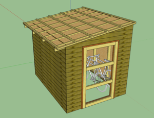 Local Vélo adossé à ma maison