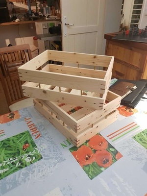 Caisses de rangement Konmari