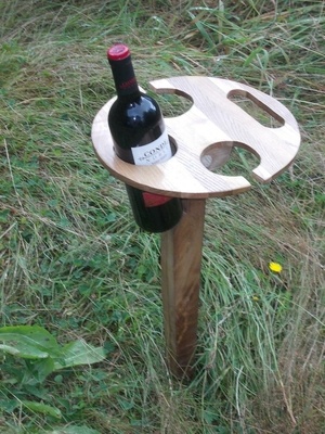 Support de bouteille pliable 'folding wine stand'