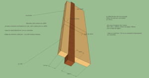 Coffret en ebene macassar