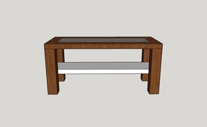 Table basse vitrée Cubi'K