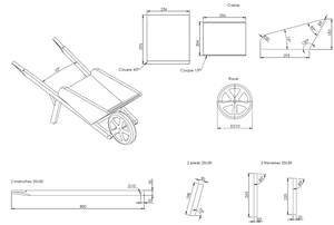 Brouette enfant triplis