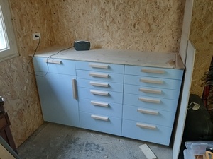 Des rangements pour l'atelier