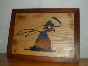 Marqueterie hommage à Loisel