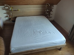 Cadre de lit en chêne