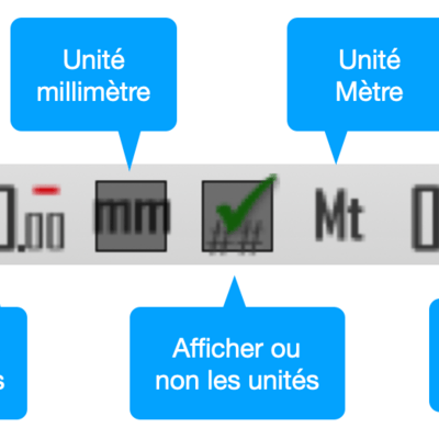 Mes réglages de Toggle Units