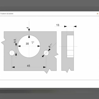 Exemple résultat de planification - Configurateur Produits Blum