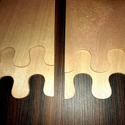 Contreplaqué marine joint puzzle CNC