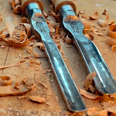 Gamme de gouges à la forge