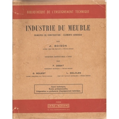 principe de construction-éléments généraux
 par J.BOISON ancien chef à l'école BOULE