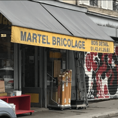 Martel Bricolage - photographie de la devanture de la boutique