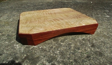 Plateau planche bois brut loupe d'orme - LO219