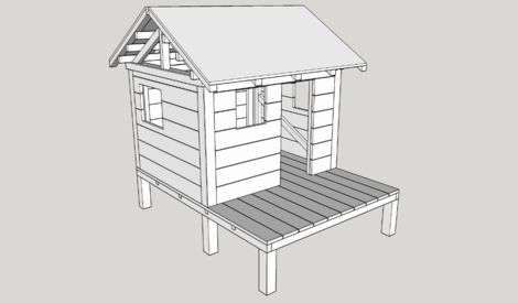 cabane enfant plastique avec toboggan