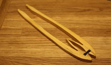 Pince à Cornichons En Bois - Ustensile De Cuisine Vintage - Occasion
