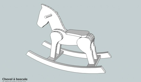 Plan Cheval a bascule par Boris Beaulant sur L Air du Bois