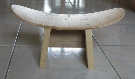 Banc De Yoga Inversion - Tabouret En Bois Massif Pour Posture Tête En Bas - Capacité 200 Kg - Débutants à Experts