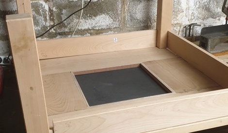 Table Basse En Hêtre Massif Avec Rangement L105 Cm Cody à Prix