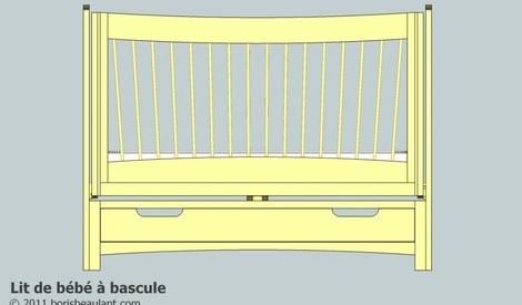 Plan Lit De Bebe Avec Bascule Par Boris Beaulant Sur L Air Du Bois Plan Lit De Bebe Avec Bascule Par Boris Beaulant Sur L Air Du Bois