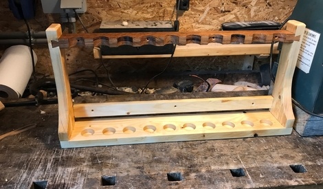Repose-outils Oneway Incurvé 3/4 Pour Tour à Bois - NEUF