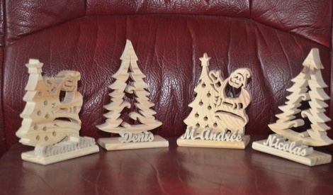 12 Pièces Forme De Coeur D'amour Porte Nom De Table, Porte-cartes En