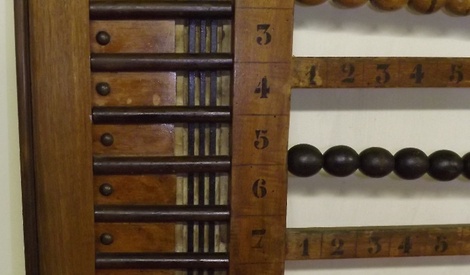 BOULIER COMPTEUR MARQUEUR points mural billard EUR 45,00 - FR