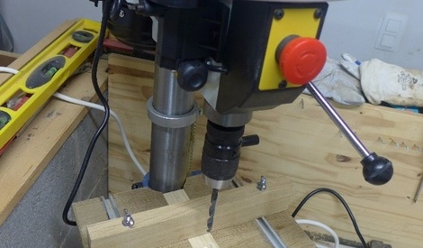 Perceuse Colonne Réglable Support Perceuse Établi Réglable - Rotation 90° - Base Fonte 22x16cm - Pour Perceuse à Colonne DIY Morsa Per Trapano A Colonna