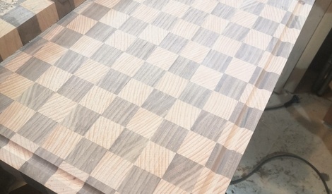 Planche à Découper Bois Bout Grain Catskill – Ronde Grande Taille – Marque BLOCK